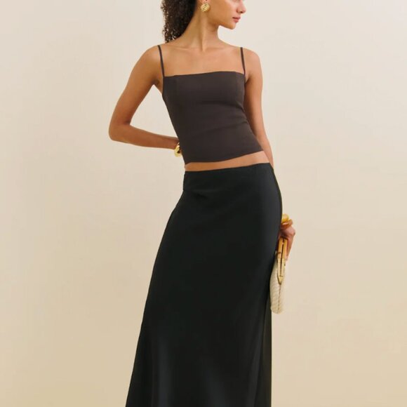 Reformation Overland Top - Size 6 Brown - Picture 4 of 6